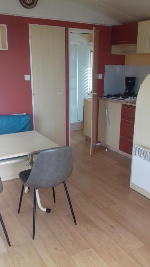 Magnifique Mobil Home Avec Clim Face Mer Le Portel Bagian luar foto